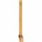 Ekena Millwork Bellingham Rough Sawn Timber Gable Bracket, Western Red Cedar, 84"W x 56"H x 4"D x 4"F, 16/12 Pitch GBW084X56X0404BEL00RWR - alternate 2